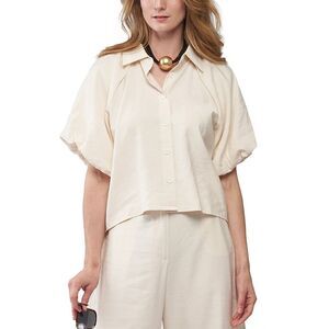 Insight New York Womens  Novelty Top, White